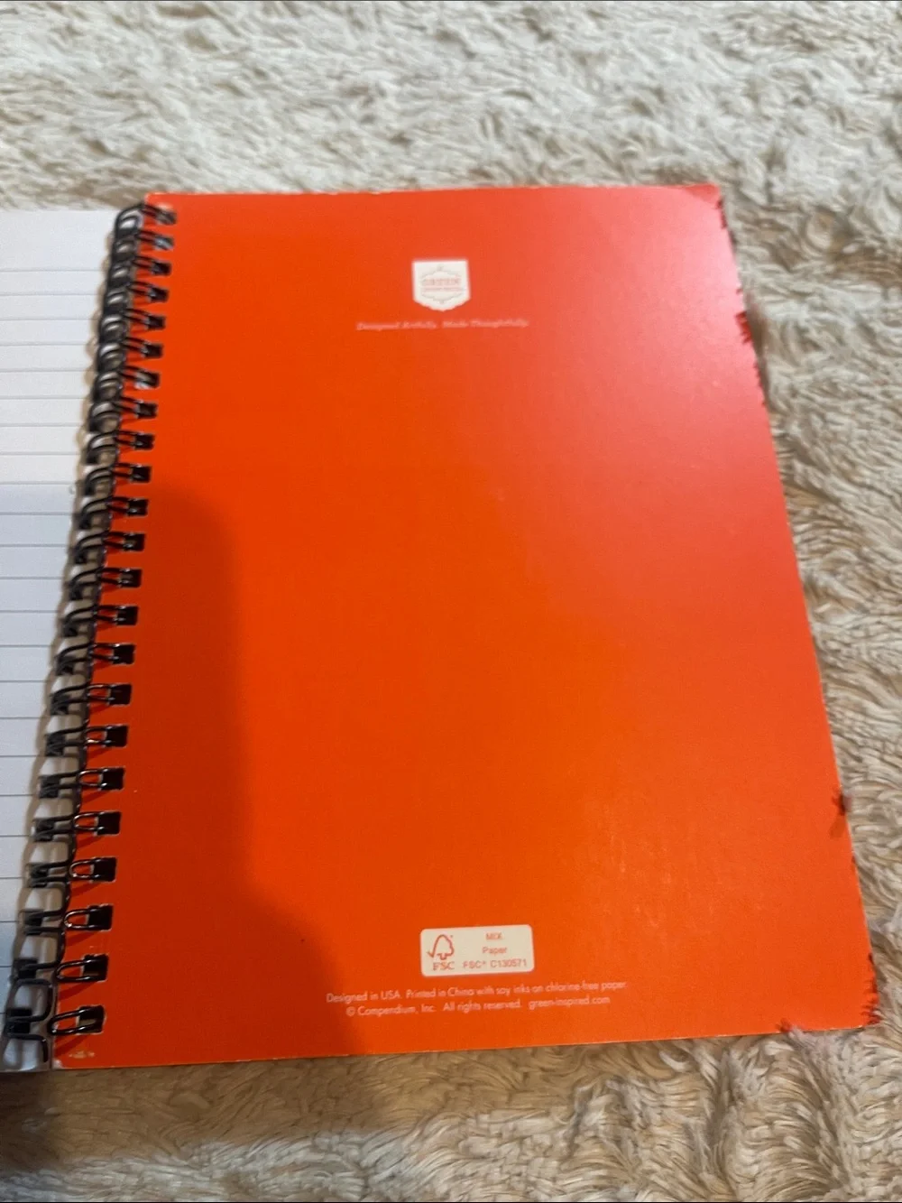 I am deliberate and afraid of nothing journal